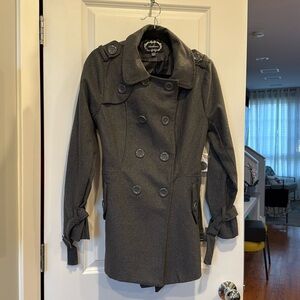 Gray coat